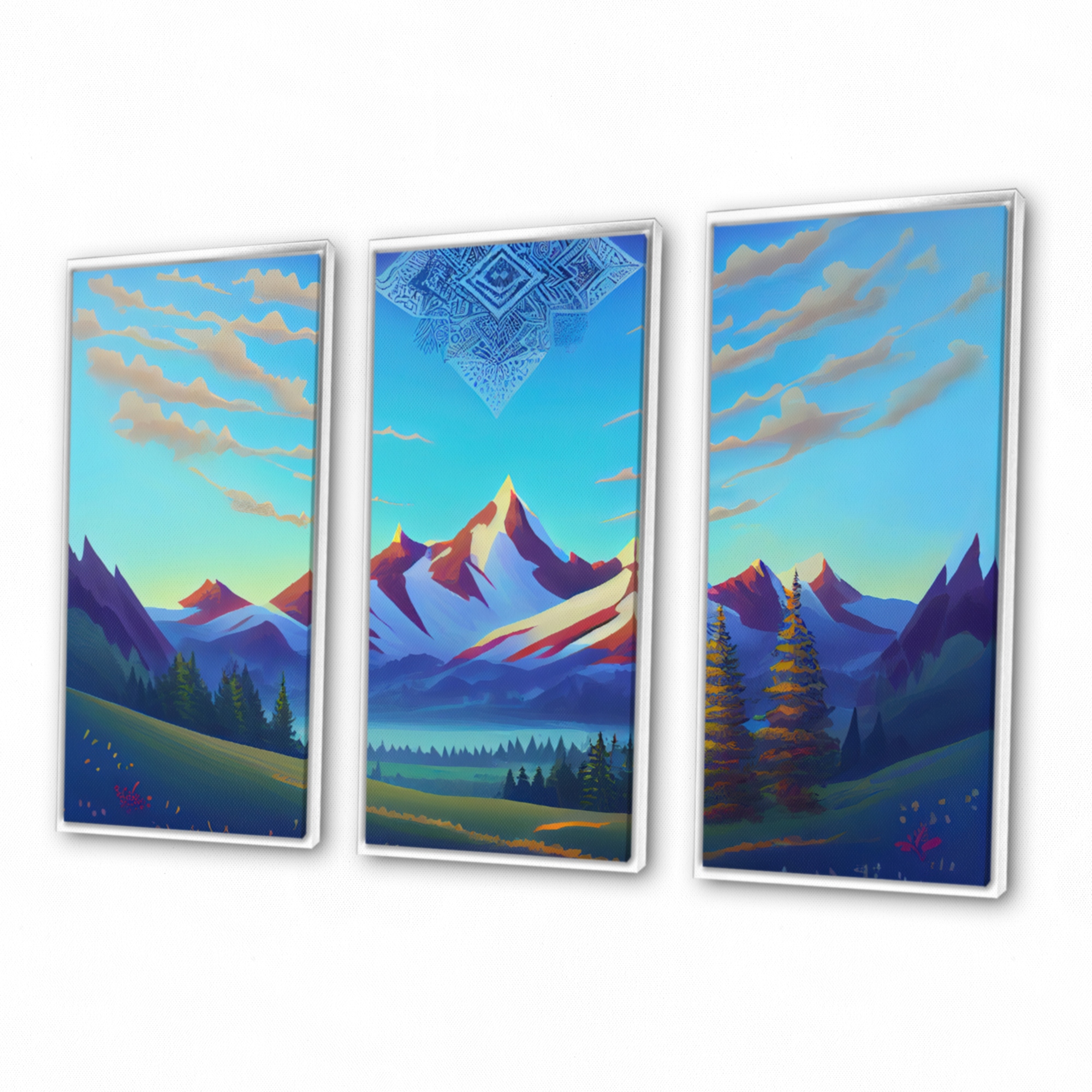 Mandala wall sales art the range