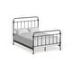 preview thumbnail 27 of 33, Giselle Victorian Iron Metal Bed by iNSPIRE Q Classic Dark Grey - Full