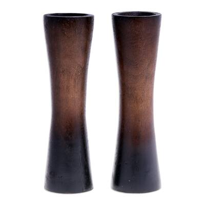 Novica Handmade Above Ground In Brown Decorative Wood Vases