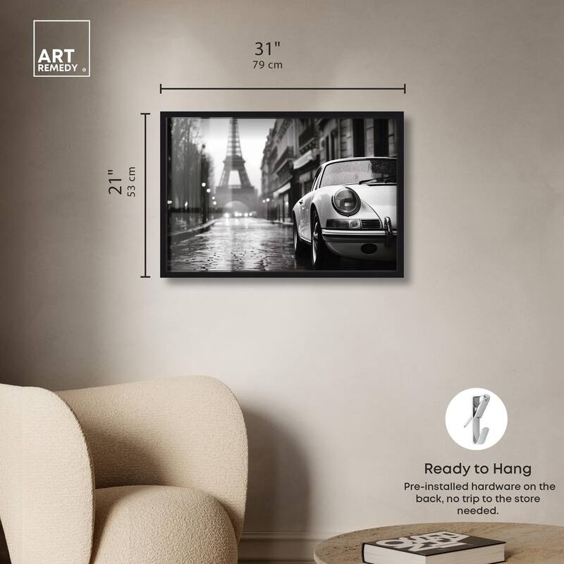 Rainy Day Paris Shadowbox by Art Remedy
