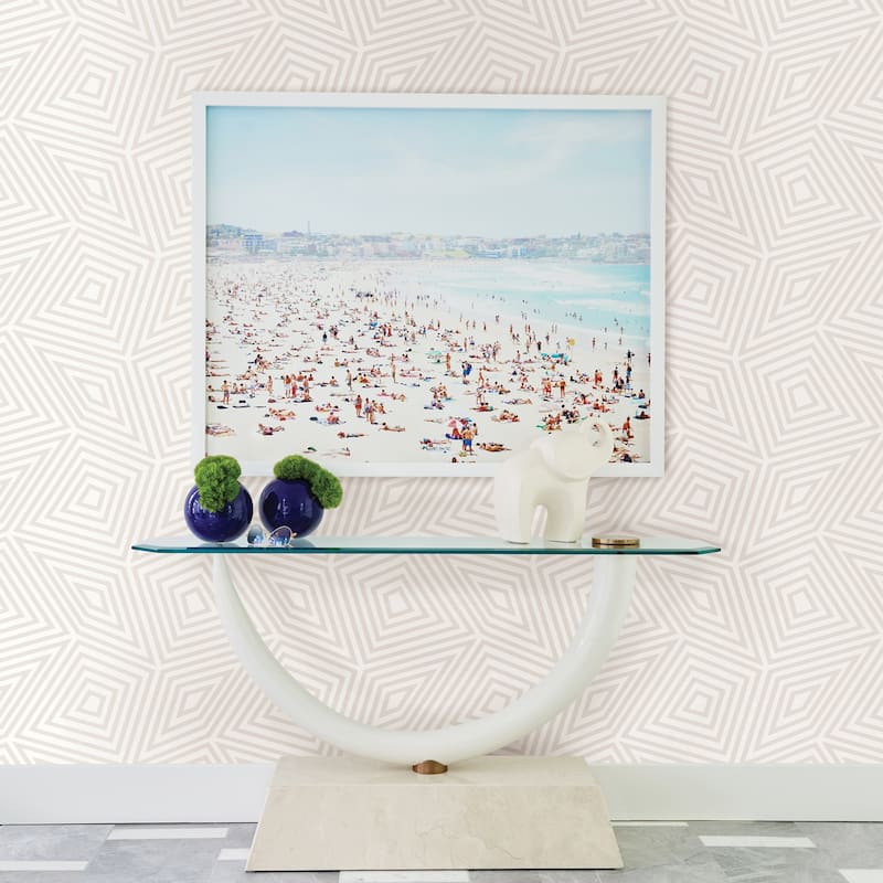 A-Street Prints Sterling Kaleidoscope Wallpaper