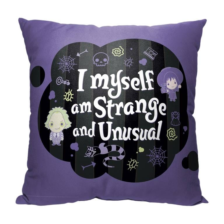 Warner Brothers Beetlejuice 18 Inch Throw Pillow