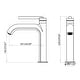 preview thumbnail 3 of 39, 9-12" H Solid Brass Single Handle Bathroom Sink Faucet