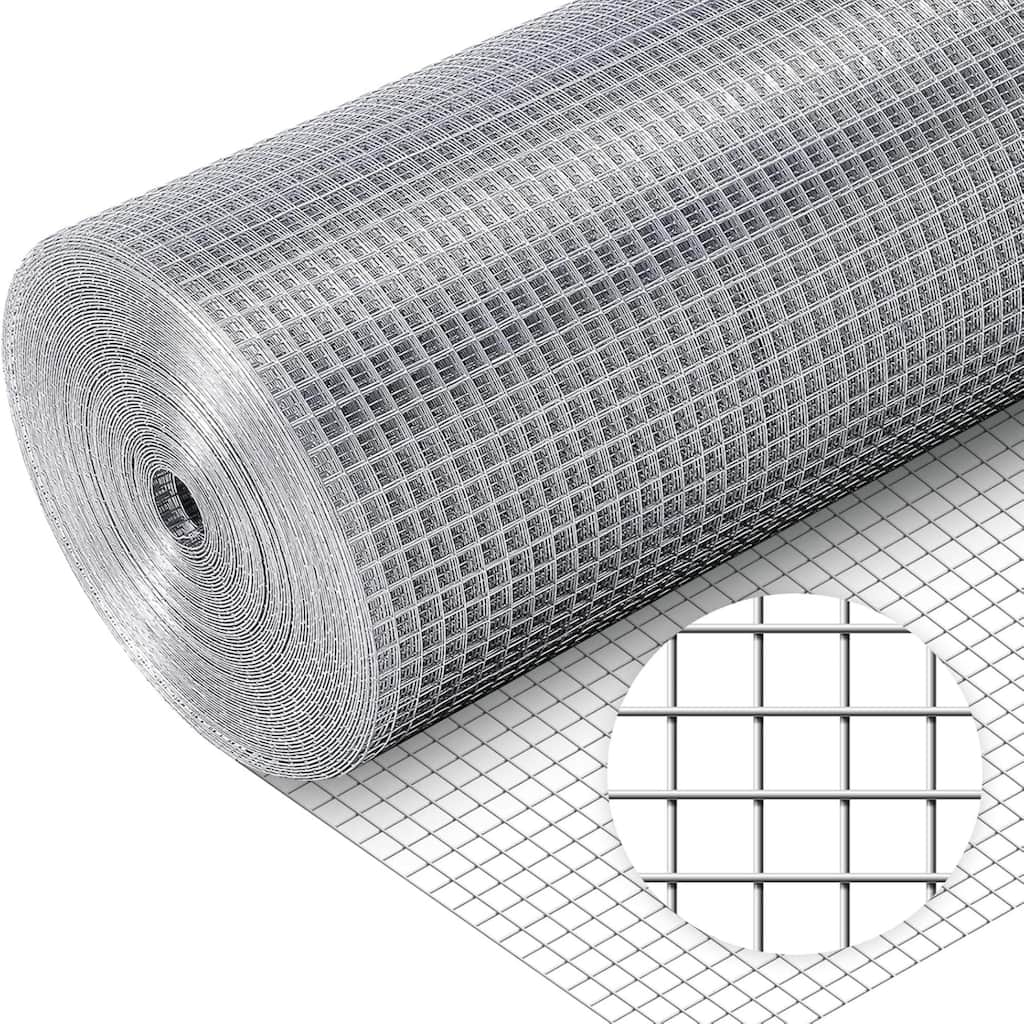 Art3d 1/2 Inch 48in X 100ft 19 Gauge Square Hardware Cloth - 48in x 100ft