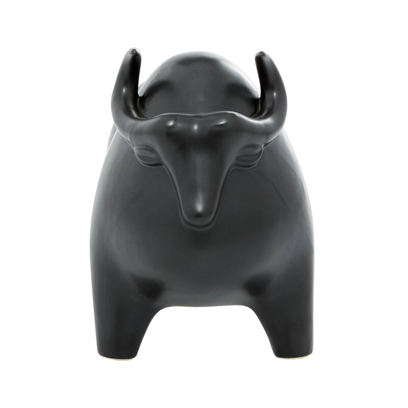 Black Porcelain Handmade Sculpture