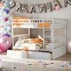preview thumbnail 15 of 25, Convertible Full Over Full Bunk Bed With Drawers