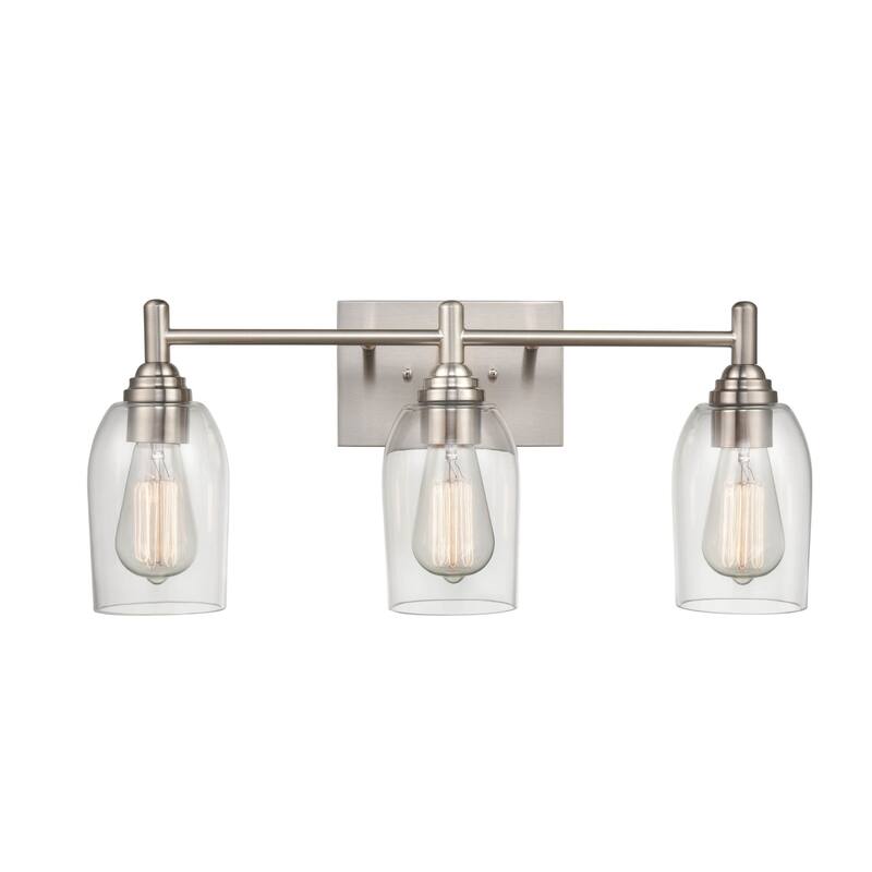 Millennium Lighting Arlett 3 Light 22" Wide Bathroom Vanity Light with - Brushed Nickel