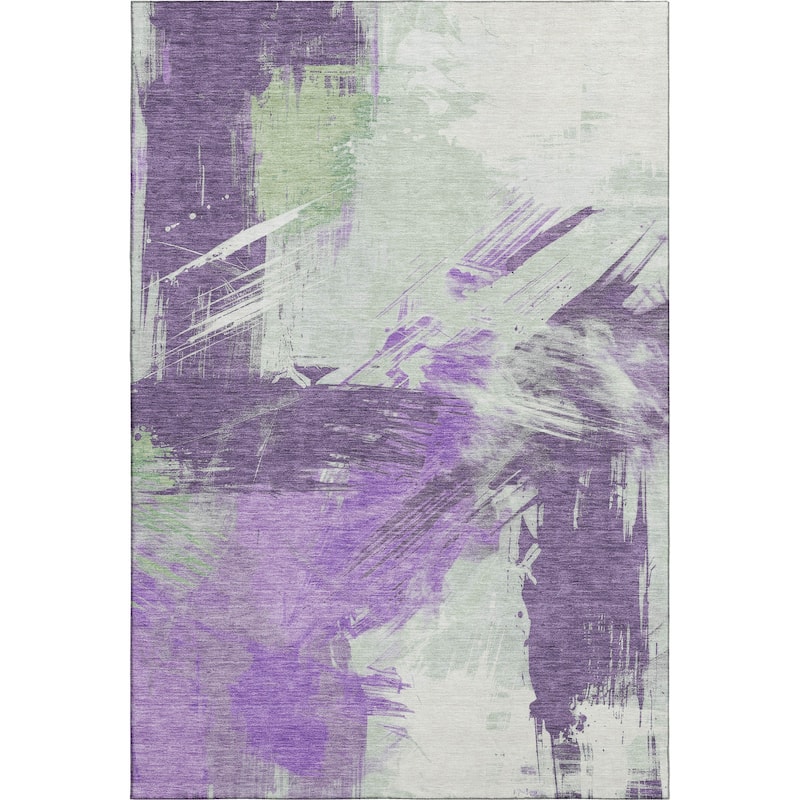 Premium Washable Super Soft Modern Brushstrokes Mayfield Rug