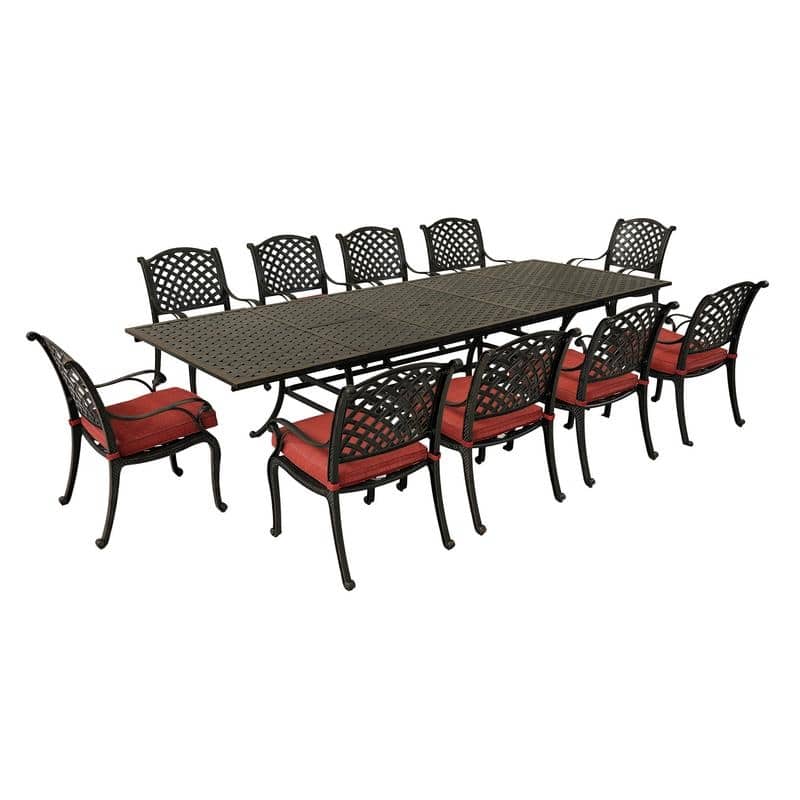 South Ponto 11-piece Aluminum Dining Set by Havenside Home