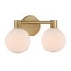 preview thumbnail 5 of 3, Minka Lavery 2992 Fenton 2 Light 15" Wide Bathroom Vanity Light with