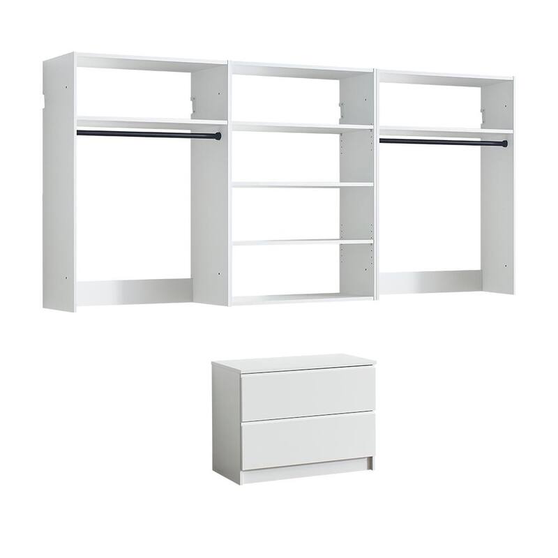 Devi Wall Mounted Wood Closet System