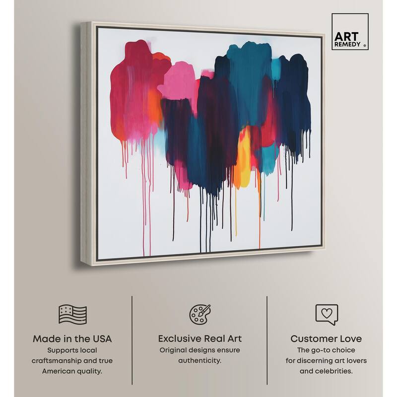 Glacier Color Glide Canvas by Art Remedy