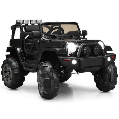 12V Electric Ride On Truck with Parental Remote Control and LED Lights