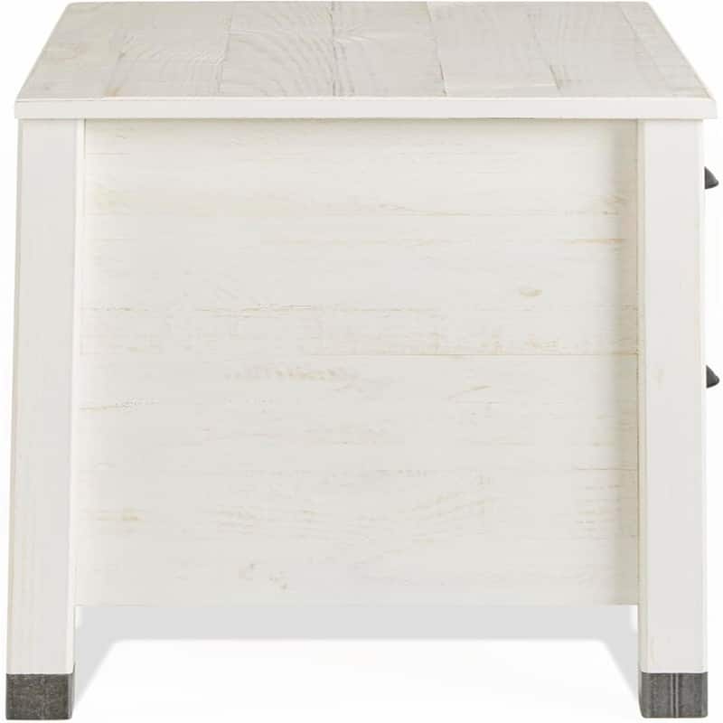 Night Stand 2 Drawer Solid Wood
