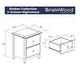preview thumbnail 10 of 13, Grain Wood Furniture Shaker 2-drawer Solid Wood Nightstand