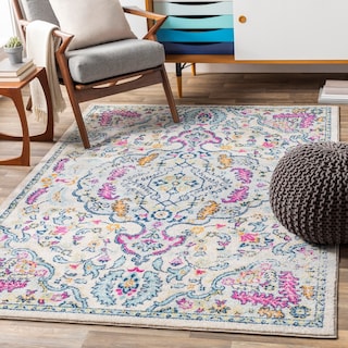 Livabliss Aziza Vintage Bohemian Medallion Area Rug