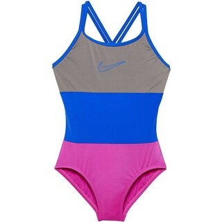 Nike swim core colorblock tank