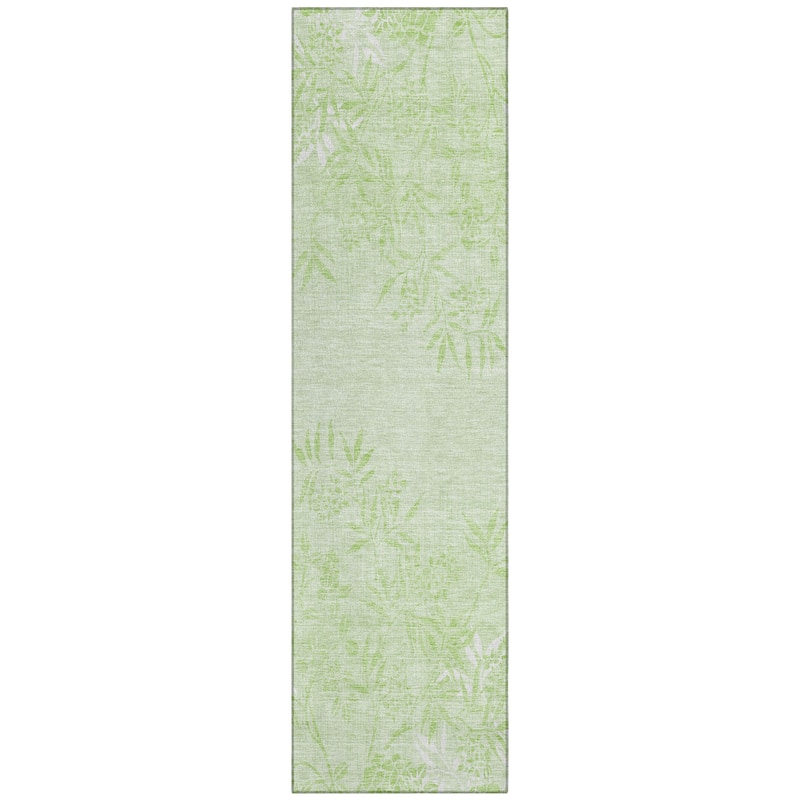 Machine Washable Indoor/ Outdoor Chantille Modern Garden Rug