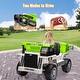 preview thumbnail 15 of 38, 12V Kids Ride On Dump Truck with Electric Dump Bed and Shovel