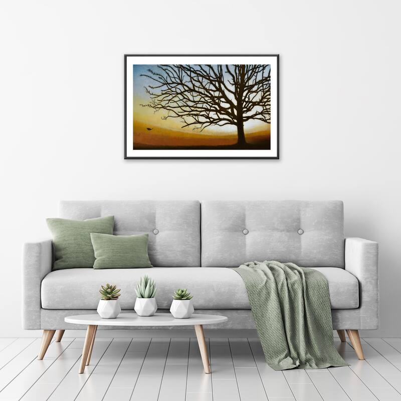 The Last Leaf Framed Print Wall Art by Norman Wyatt Jr.