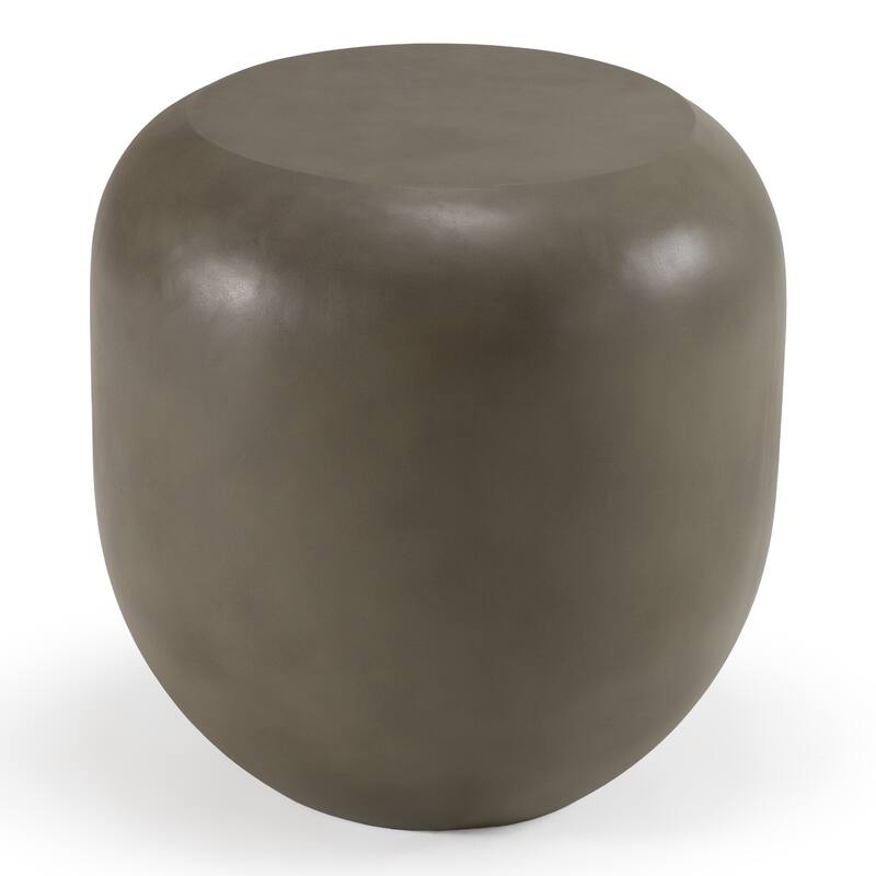 Denny Modern Grey Contrete End Table