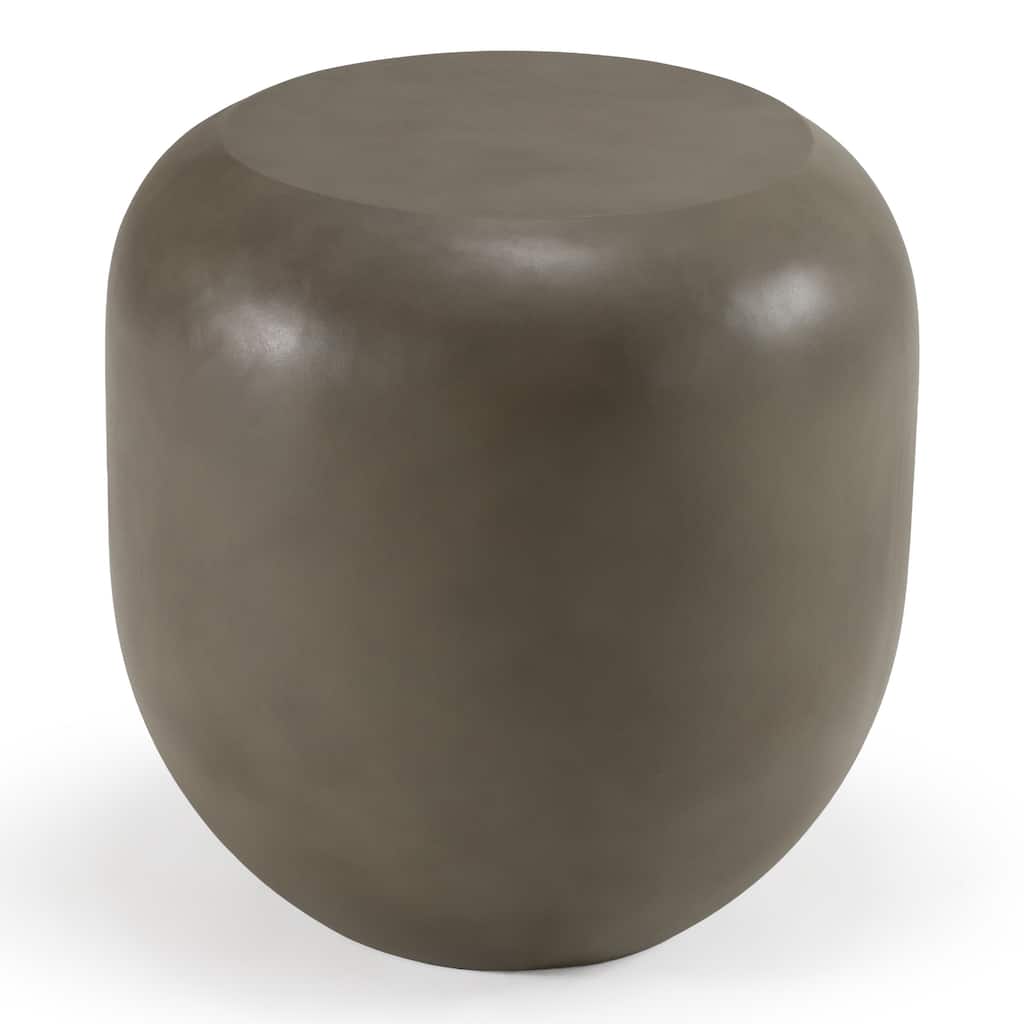 Denny Modern Grey Contrete End Table