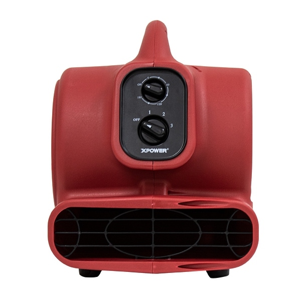 NEW XPOWER P-230AT 800 CFM 3SPD MINI CIRCULATOR/FLOOR DRYER/BLOWER TIMER OUTLETS 