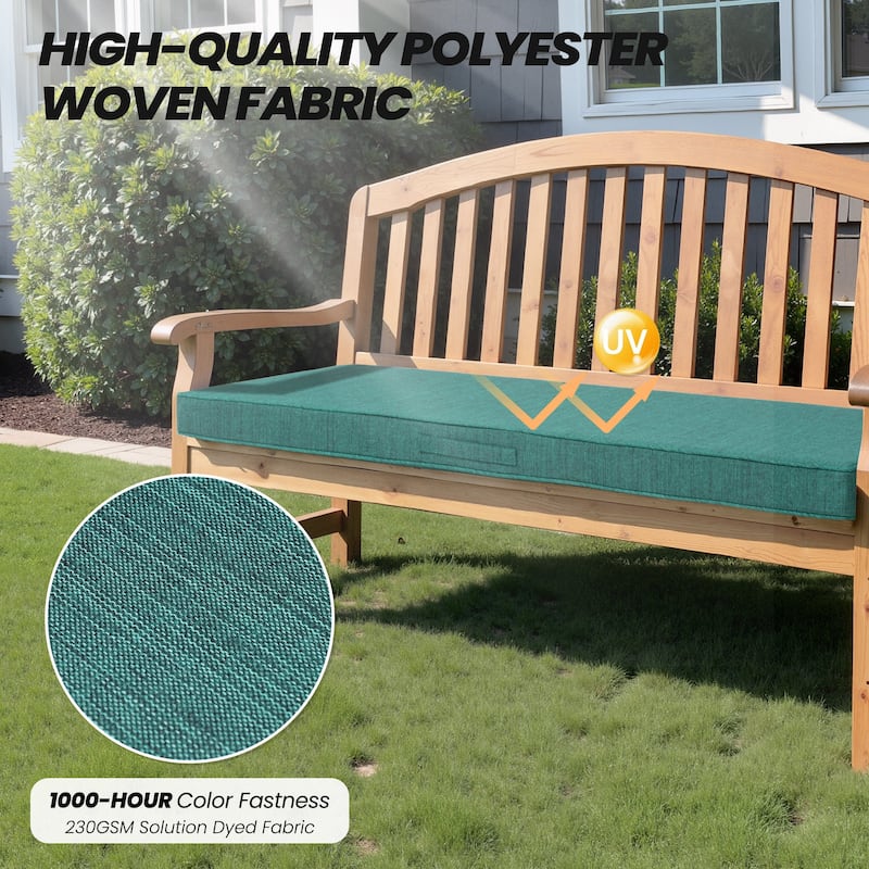 Outdoor Settee Bench Seat Cushion Patio Swing Cushion Loveseat Cushion