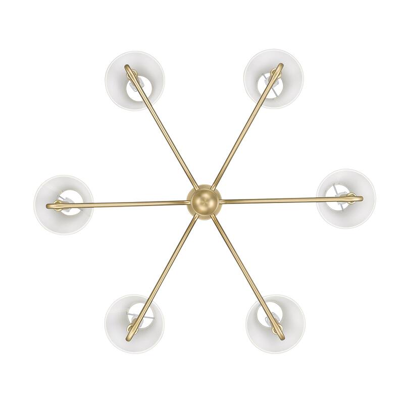 Kennedy 29.75" Wide 6-Light Chandelier