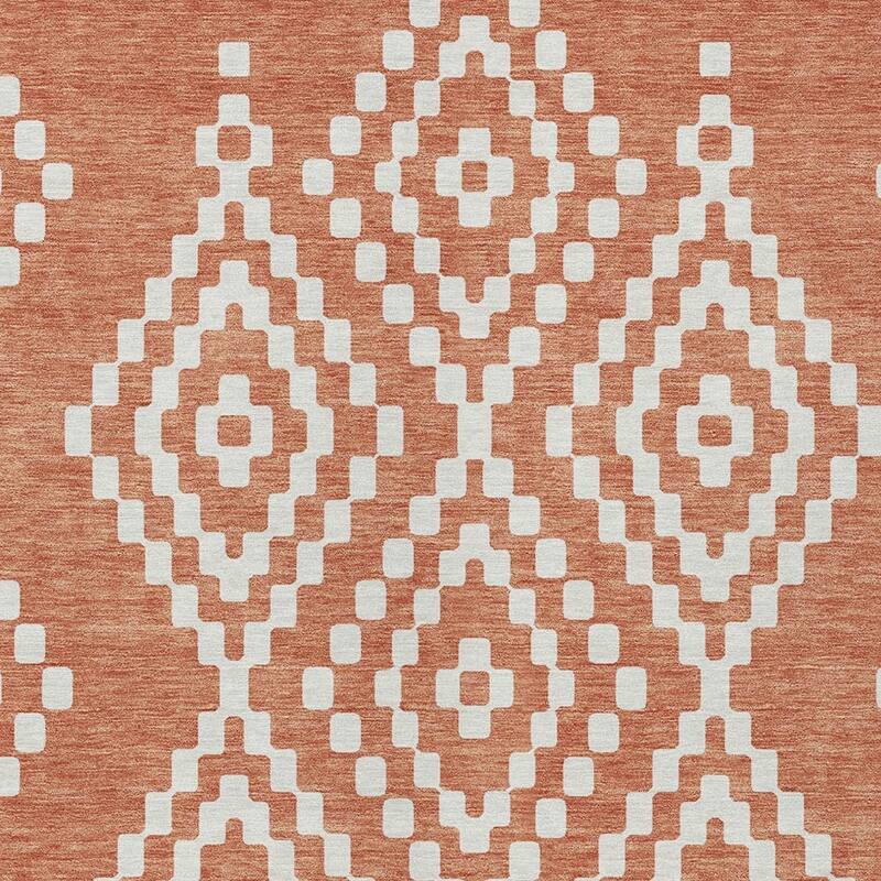 HomeRoots Geometric Transitional Rectangle Outdoor Rug