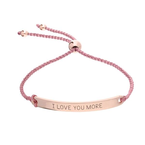Fully Adjustable Inspirational Link Bracelet A Sister Rose Gold Fully Adjustable Inspirational Link Bracelet A Sister Rose Gold