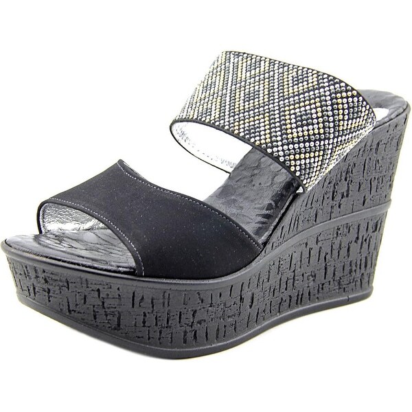 Love and Liberty Sylvie Women Open Toe Canvas Wedge Sandal