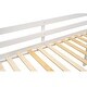 preview thumbnail 18 of 22, Twin Size Wood Low Loft Bed with Convertible Ladder, Sturdy Pine Frame, Full-Length Guardrails, No Box Spring Needed, Grey