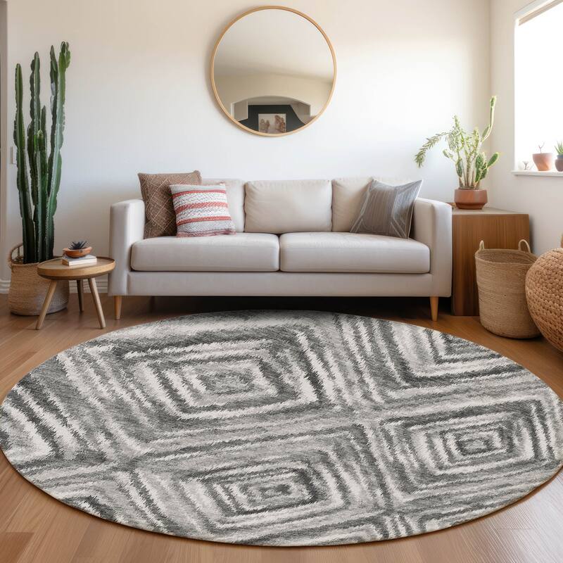 Machine Washable Indoor/ Outdoor Chantille Moroccan Boho Contemporary Rug