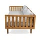 preview thumbnail 27 of 29, Claremont Outdoor 3-seat Acacia Wood Daybed by Christopher Knight Home