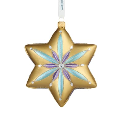 Waterford Holiday Heirlooms Star Ornament Gold