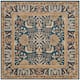 SAFAVIEH Handmade Antiquity Amalia Traditional Oriental Wool Rug - 6' Square - Dark Blue/Multi