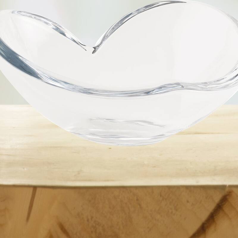 Nambe Glass Heart Bowl