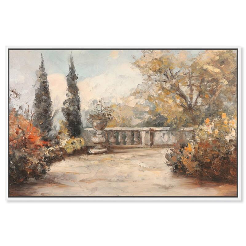 Autumnal Arbor Canvas by Art Remedy - White - 30" x 20"