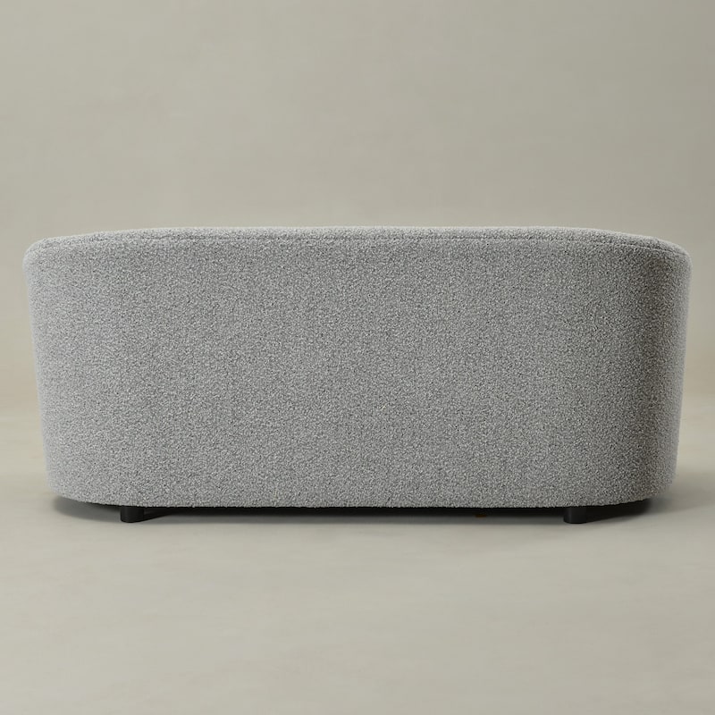 KINWELL Sherpa Upholstered Loveseat Boucle Sofa Couch, 68"W