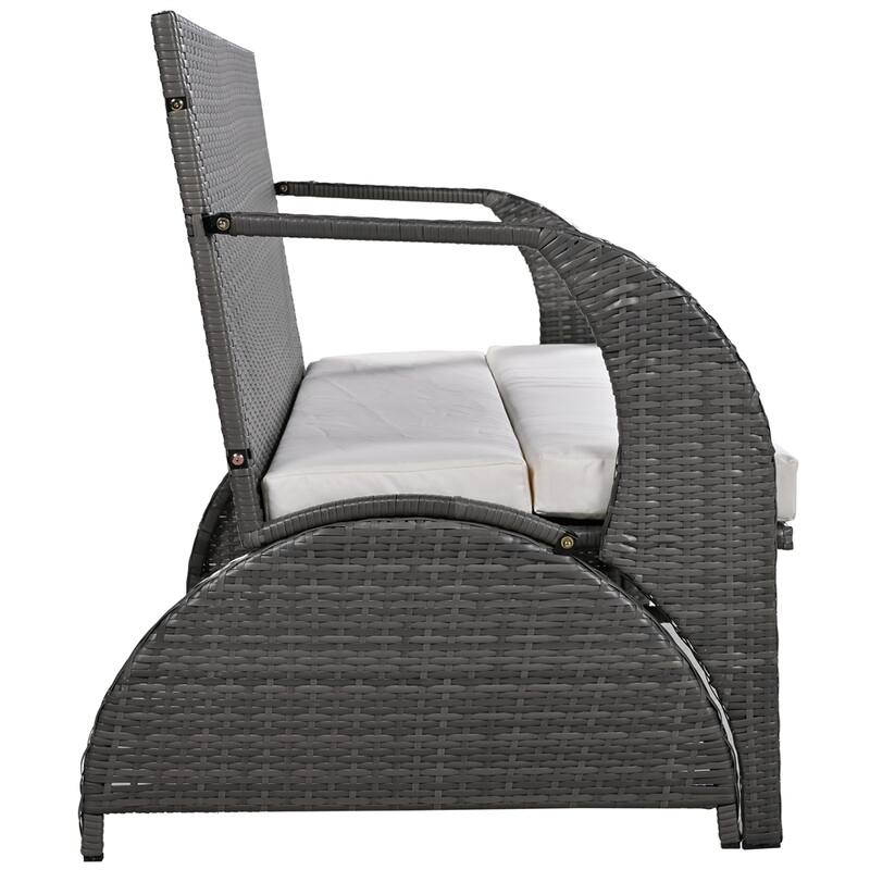 Outdoor Loveseat and Convertible to Four Seats and a Table