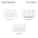 preview thumbnail 4 of 27, Swiss Madison Wall Mount Toilet Actuator Flush Push button Plate