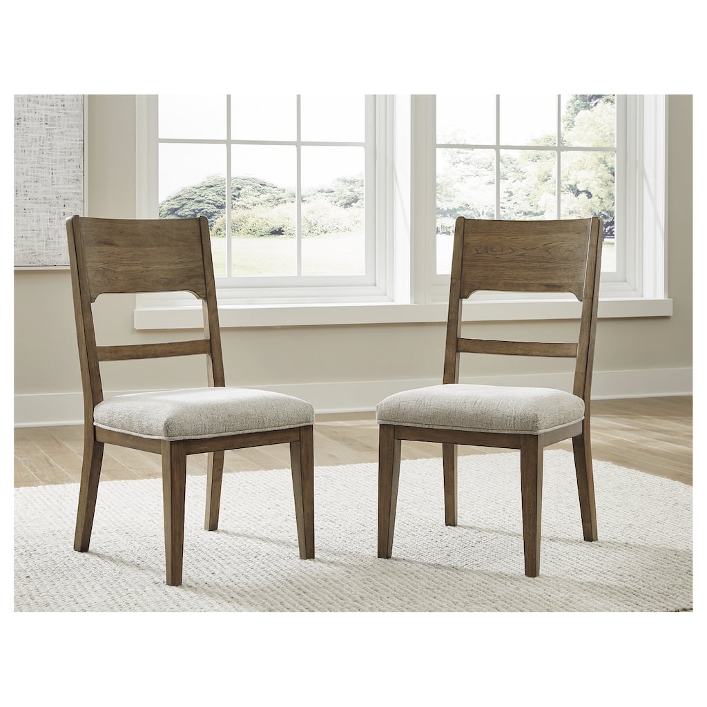 Signature Design by Ashley Cabalynn Brown Dining Chair (Set of 2) - 20.5" W x 25.38" D x 39.63" H
