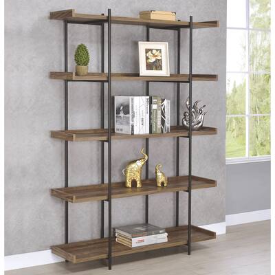 Contemporary Rustic Design Display Bookcase