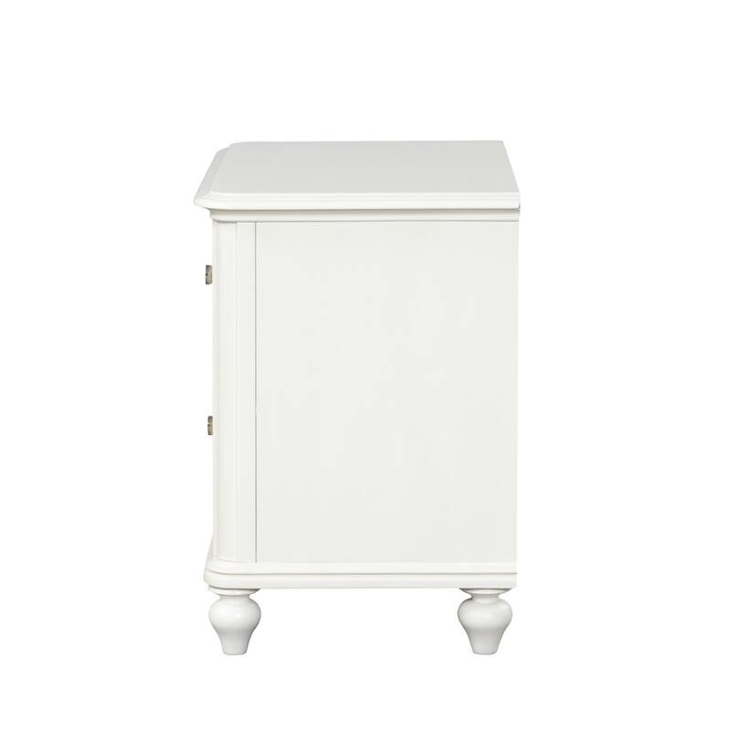 Furniture of America Skye 5-Piece Antique White Wood Panel Bedroom Set