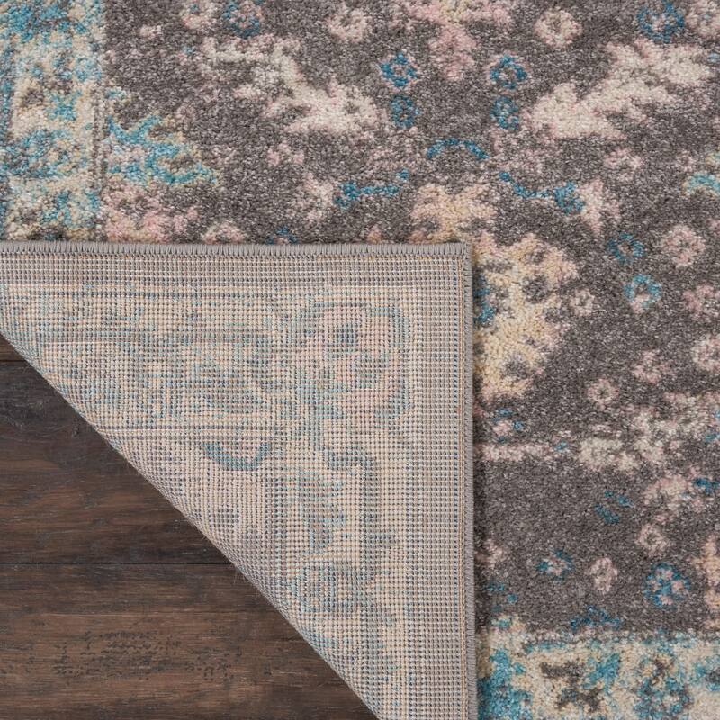 Nourison Tranquil Oriental Floral Medallion Area Rug