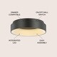 preview thumbnail 11 of 18, Rafael 17.7" LED Flush Mount Ceiling Light, by JONATHAN Y