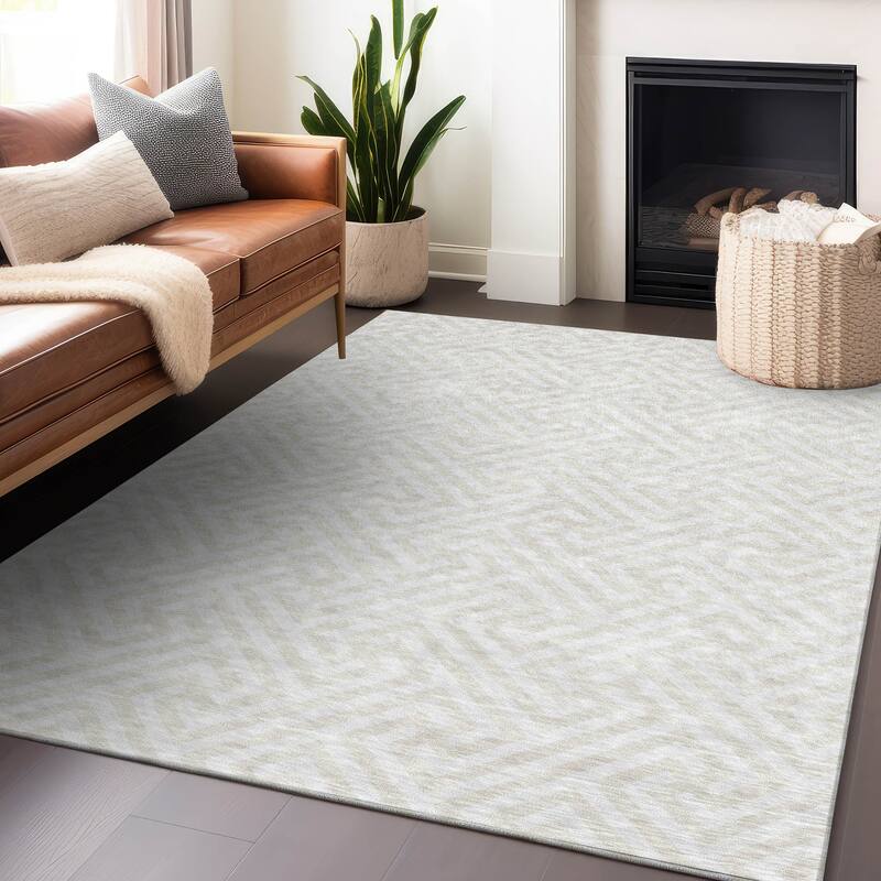 Premium Washable Super Soft Modern Geo Mayfield Rug