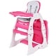 preview thumbnail 6 of 6, Baby High Chair 3 in 1 Infant Table and Chair Set Red