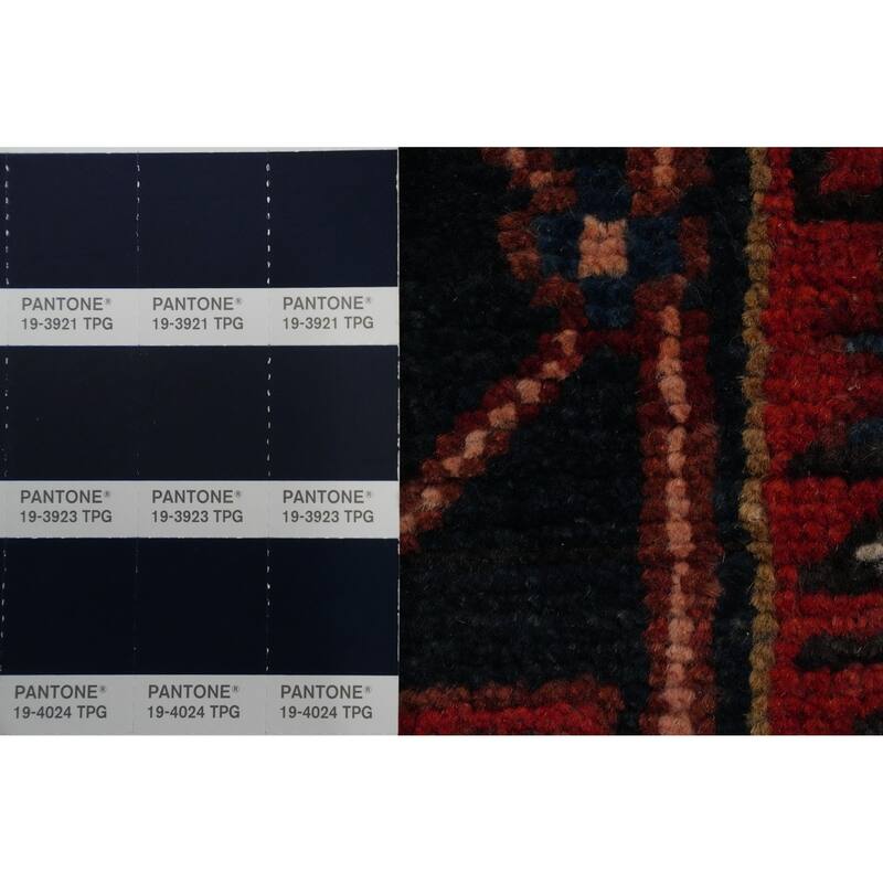 Hand Knotted Oriental 100% Wool Carpet Traditional Medallion Red Heriz Area Rug - 11' 4'' X 8' 3''